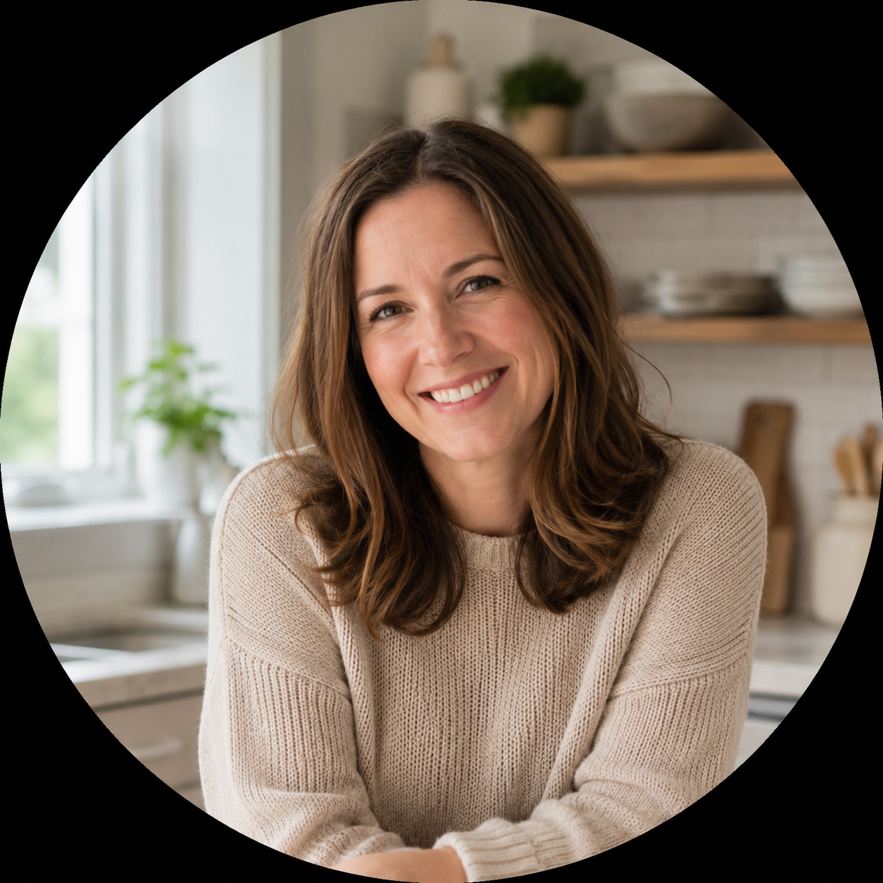 Editor of Shower Decor in a relaxed home setting
